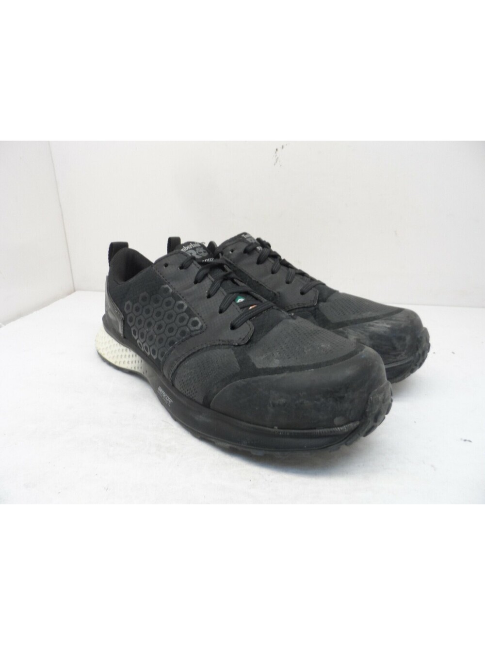 Timberland PRO Men's Reaxion Composite Toe Work Shoe A21SS Black/White Size 9W